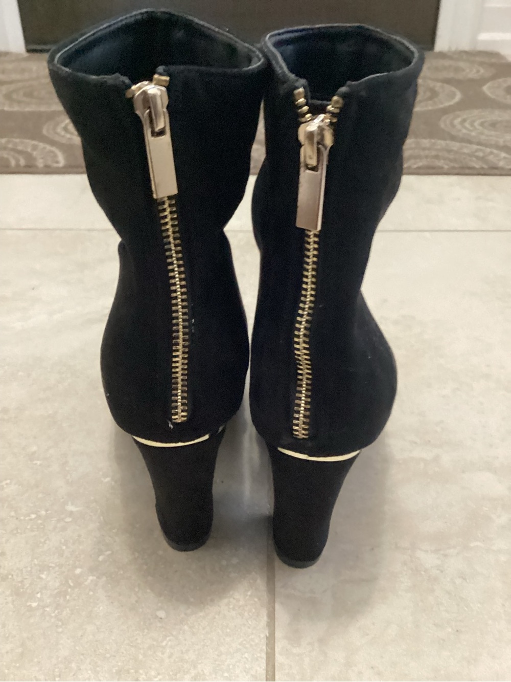 Ardene Faux Suede Ankle Boots - Picture 3 of 5
